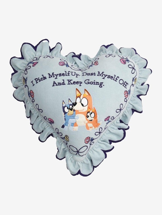 Boxlunch Other - Heart-Shaped Bluey Pillow Box Lunch Exclusive